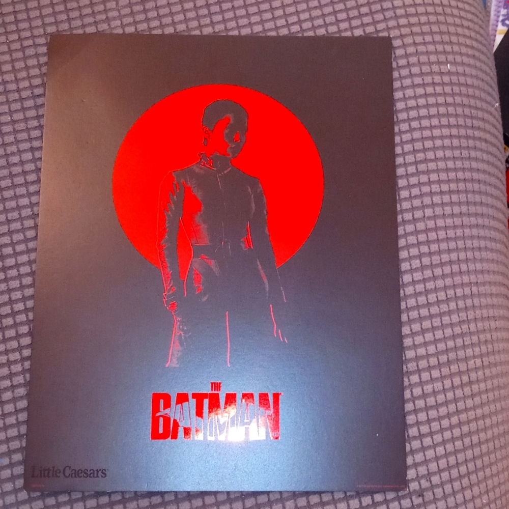 The Batman and Little Caesars Promo poster of Cat Woman